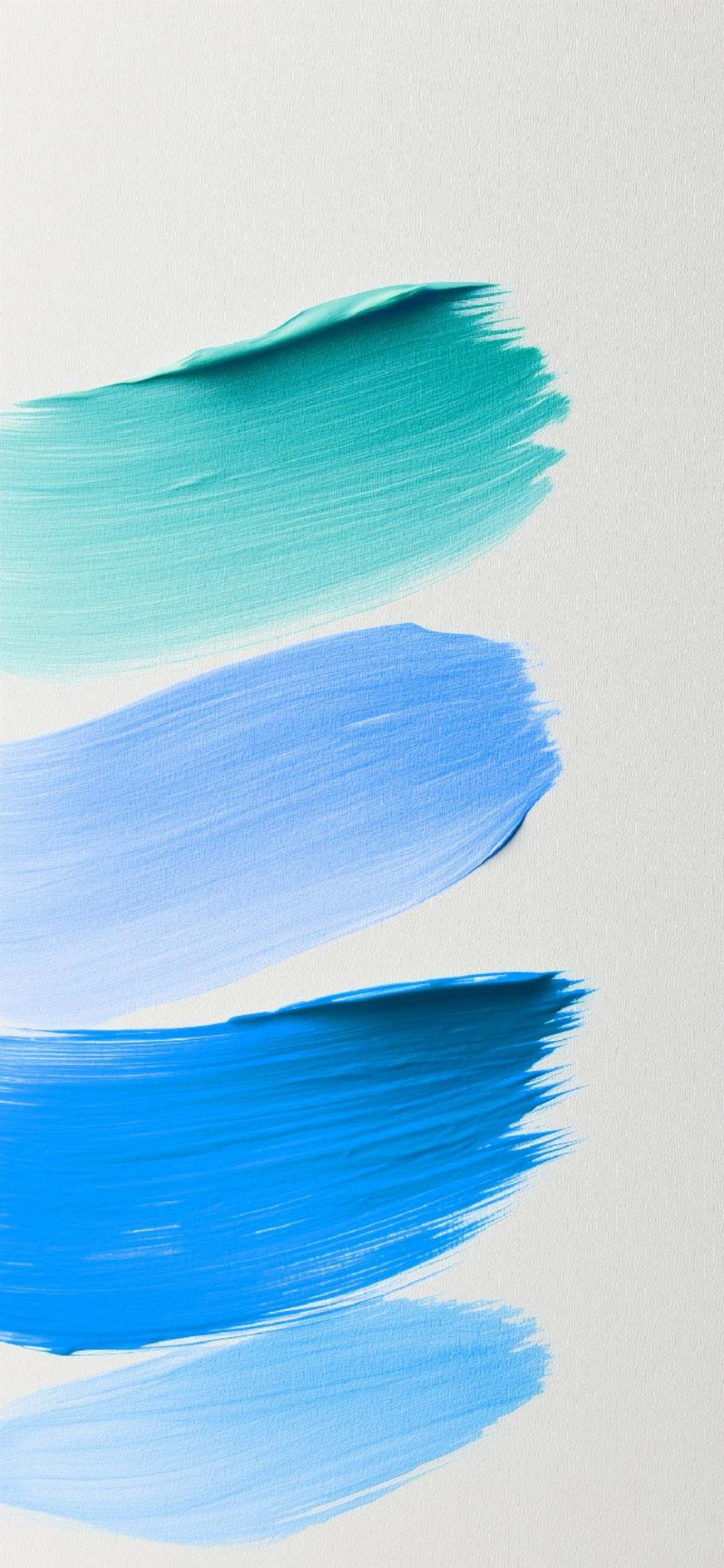Abstract Blue Paint Strokes Wallpaper
