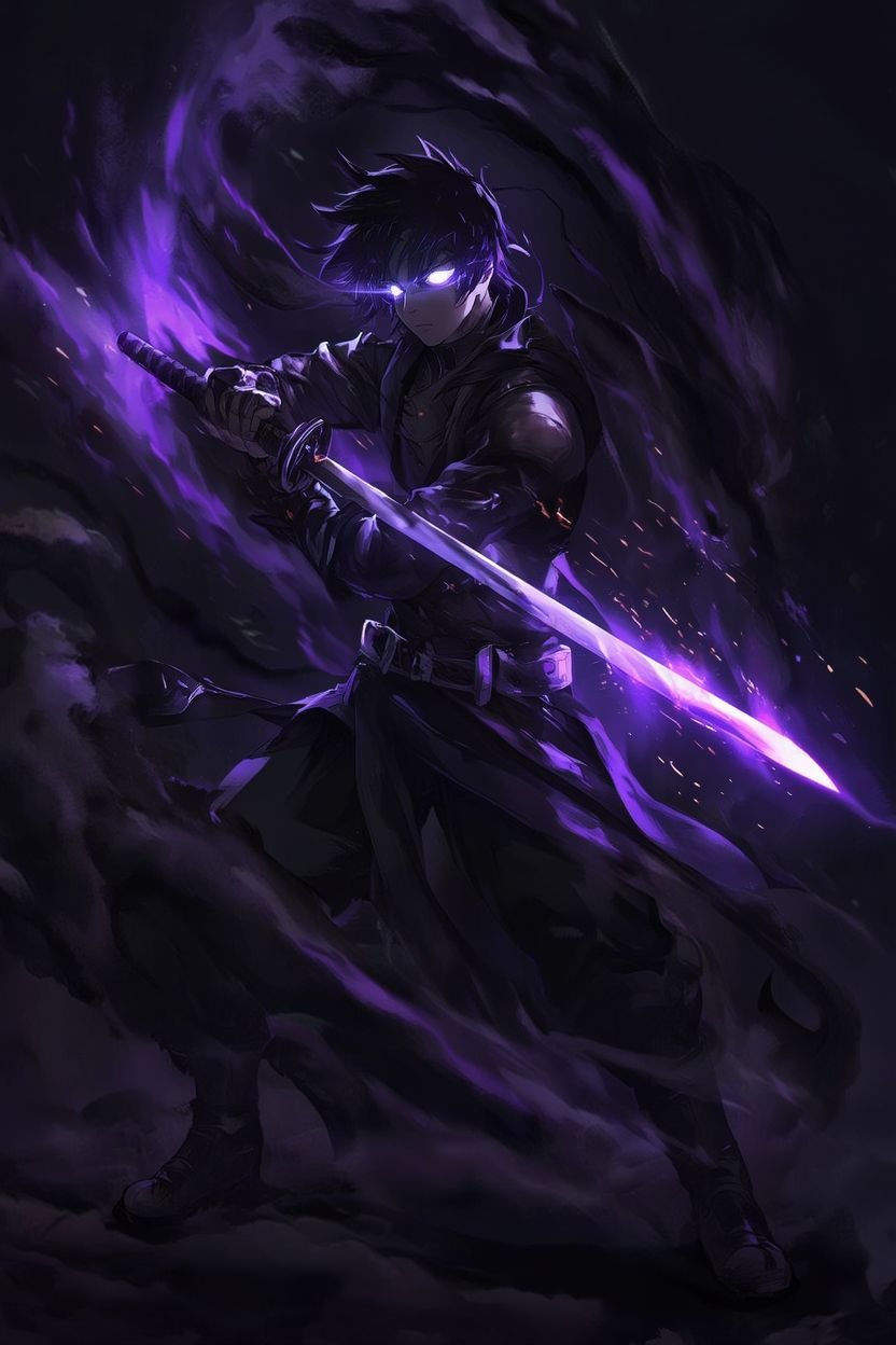 Dark Demon Slayer (Hashira Style)